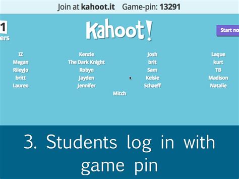 kahoot namen